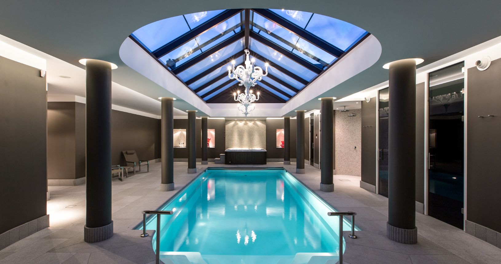 Luxury Starline Monoblock pool installed by Crystal Leisure