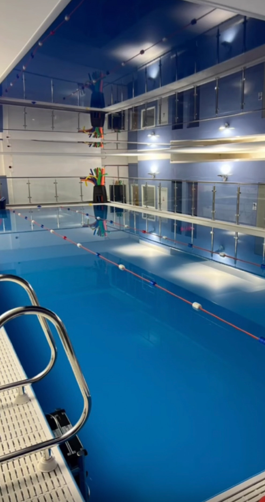 Indoor Bluespring swimming pool by Crystal Leisure