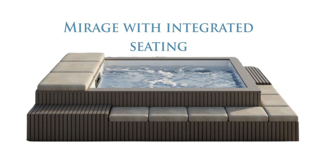 Mirage with integrated seating
