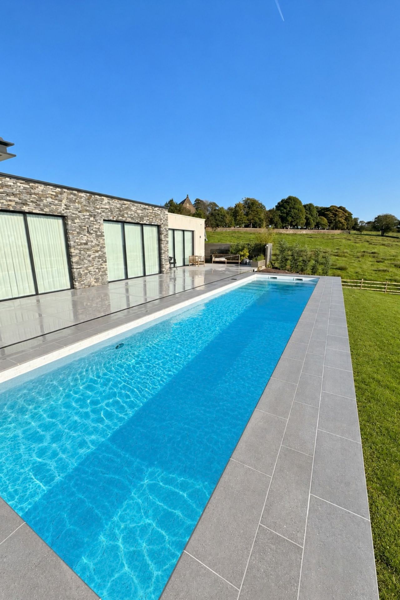 Finished Polypool swimming pool