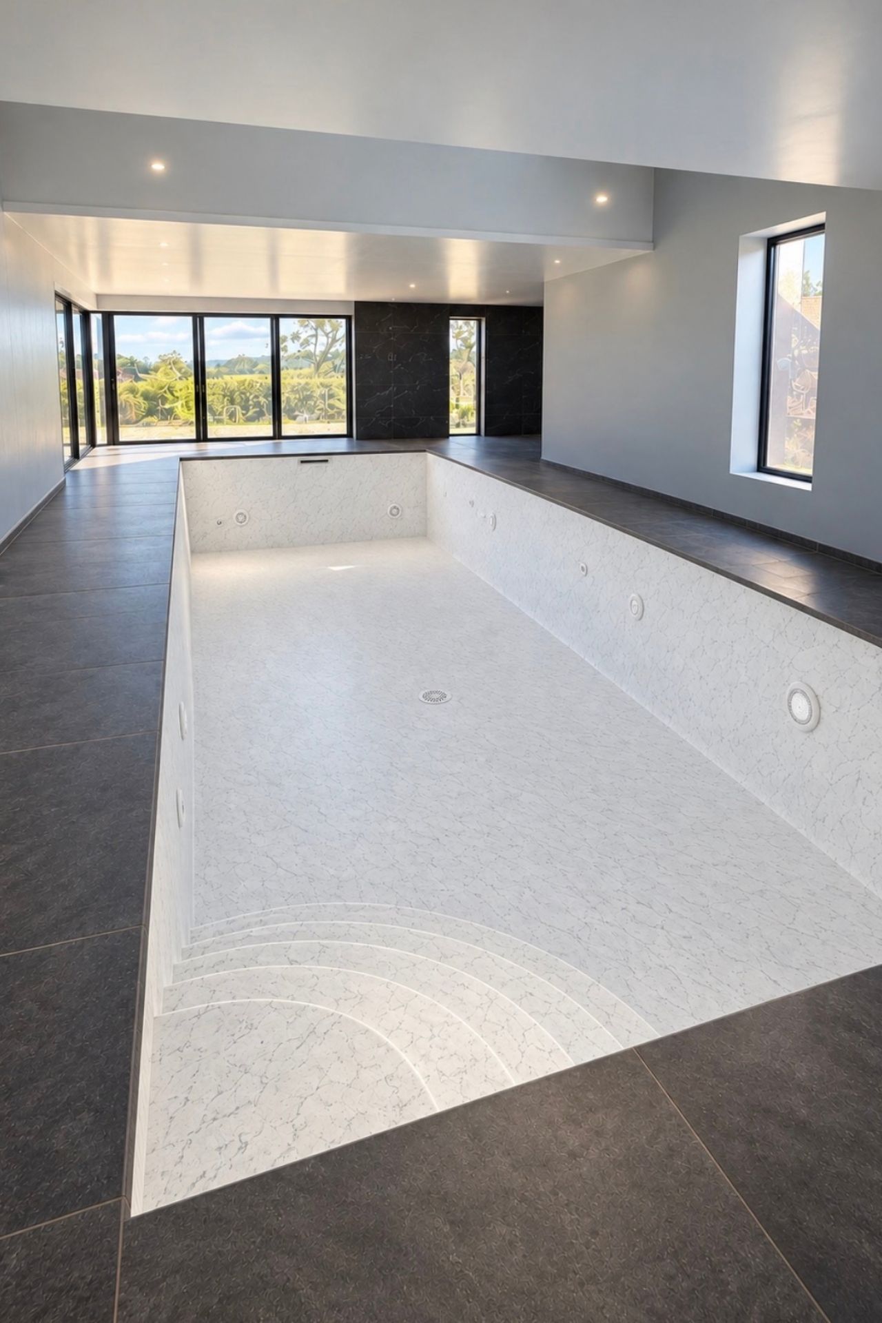 Polypool swimming pool installed by Crystal Leisure