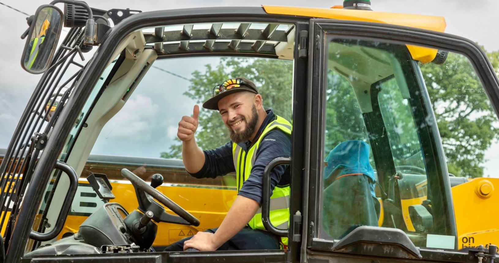 Crystal Leisure team member on site during groundworks